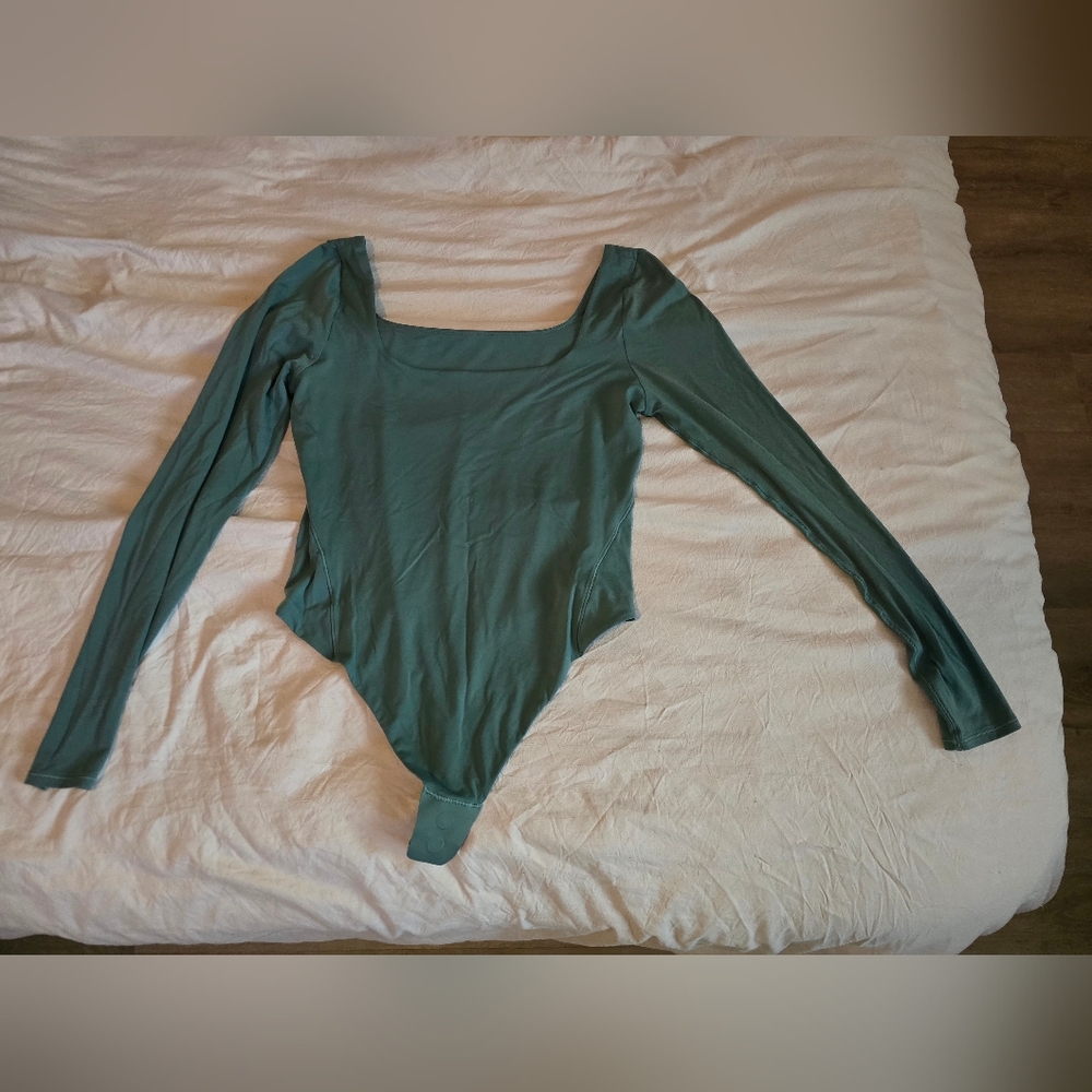 Lululemon Athletica Wundermost Long Sleeve Body Suit - Square Neck